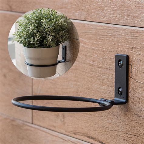 metal brackets to hang flower pots|hanger brackets for potted flowers.